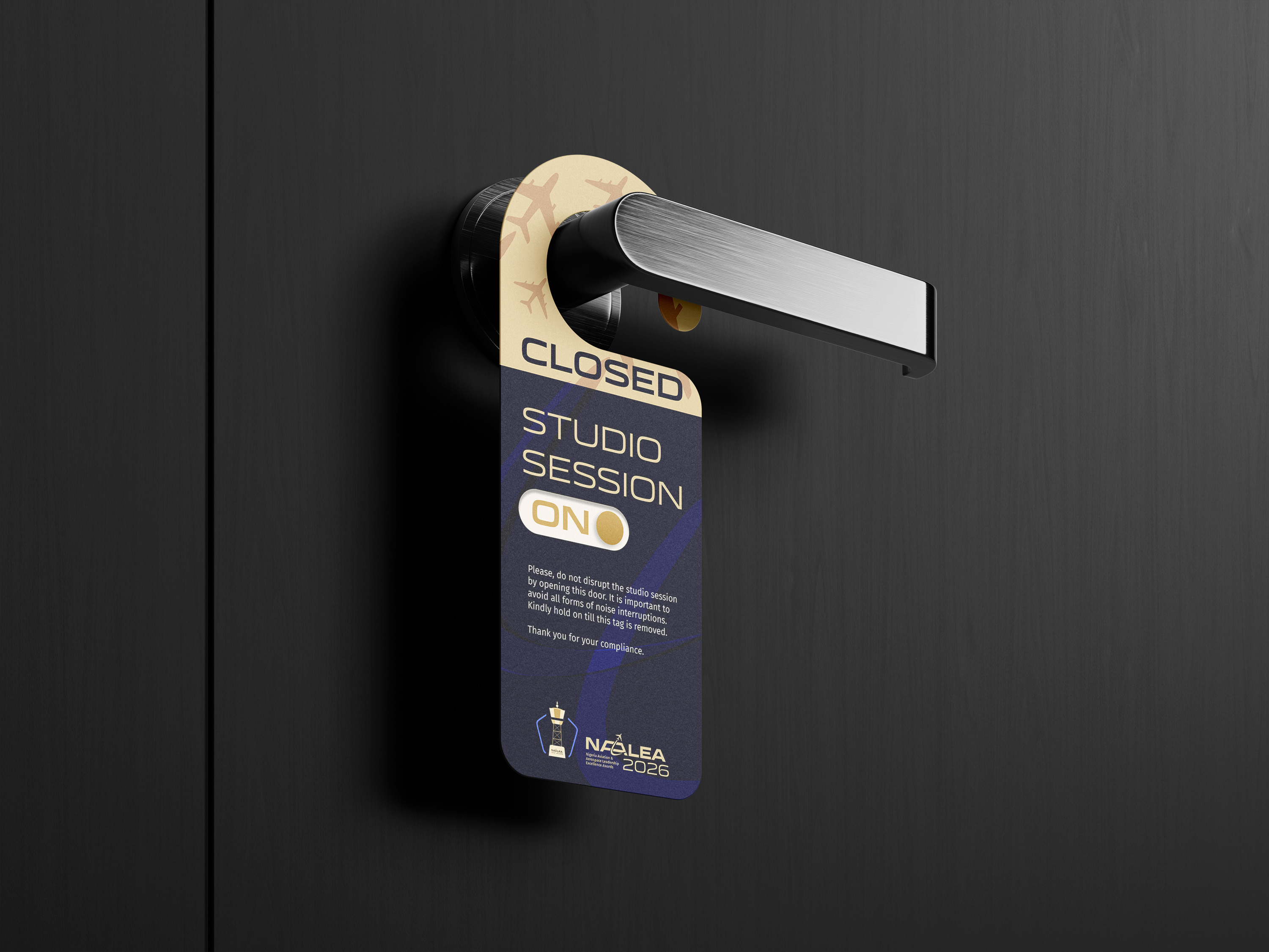 NAALEA door hanger